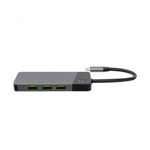 Adaptor HUB GC Connect 7in1 (3xUSB-A 3.1 HDMI 4K 60Hz USB-C PD 85W) pentru Apple MacBook M1/M2 Lenovo X1, Asus ZenBook, Dell XPS