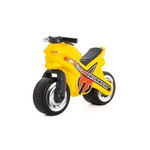 Motocicleta fara pedale MX-ON galbena 70x30x49. 3 cm, Polesie