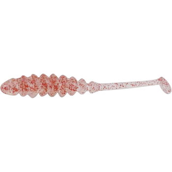 Shad Jackall Tidebeat, culoare Clear Red Flake, 5cm, 8buc/plic, JACKALL