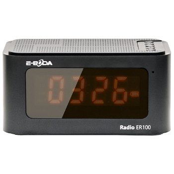 Radio cu ceas digital E-Boda ER100 Negru