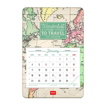 Calendar 2021 - 13-Month - Travel