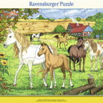 Puzzle cai la ferma 46 piese ravensburger, Ravensburger