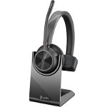 Casti Plantronics Office/Call Center, Voyager 4310 UC, Charge Stand, Microsoft, USB-A
