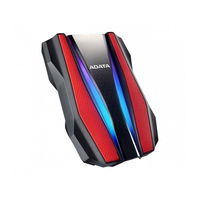 Hard disk extern ADATA HD770G RGB 1TB 2.5 inch USB 3.0 Red AHD770G-1TU32G1CRD