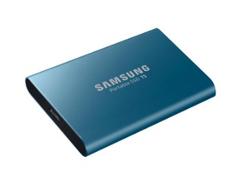 SSD Extern Samsung T5, 500GB, Albastru, USB 3.1