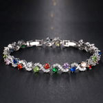 Bratara Rainbow Diamonds cu zirconii