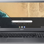 Ultrabook Acer Chromebook 715 CB715-1W (Procesor Intel® Core™ i5-8350U (6M Cache, up to 3.60 GHz), Kaby Lake R, 15.6" FHD, 8GB, 128GB eMMC, Intel® UHD Graphics 620, FPR, Chrome OS, Gri)