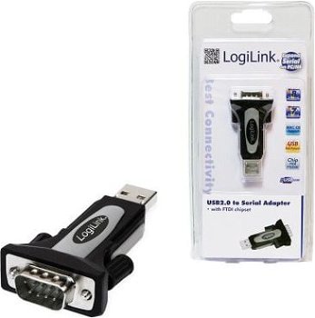 Adaptor USB 2.0 (T) la Serial RS232 (9-pin) (T), LogiLink AU0034, LogiLink