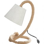 Lampa Rope Design, metal, crem, 26x35x18 cm, GILDE