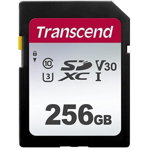 SDC300S SDHC, 256GB, Clasa 10, Transcend
