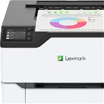 Imprimanta laser color Lexmark C3426dw, Dimensiune: A4 ,Viteza mono/color:26 ppm/ 26 ppm , Rezolutie:600x600 dpi Procesor:1 GHz , Memorie standard/maxim: 512 MB/ 512 MB , Limbaje de printare: PCL 5, PCLm, PCL 6 Emulation, Emulare PostScript 3, Alimentare