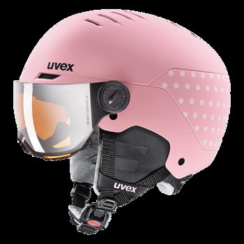 uvex rocket jr. visor pink confetti mat, UVEX