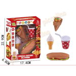 Set mancare cu hot dog si inghetata, 