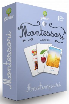 Joc Montessori Anotimpuri, Editura Gama, 2-3 ani +, Editura Gama
