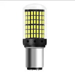 Bec LED Radus® Canbus 1156/BAY15D P21W 3014, 144 LED-uri Marsarier, Semnalizare, Frana, Rosu