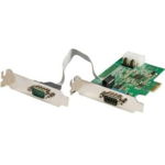 PEX2S953LP, 2-port PCI Express RS232 Serial Adapter Card - PCIe Serial DB9 Controller Card 16950 UART - Low Profile - Windows macOS Linux (PEX2S953LP) - serial adapter - PCIe - RS-232 x 2, StarTech
