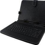 Husa Esperanza pentru tableta 10.1 inch cu tastatura Madera EK125, Negru, Esperanza