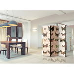 Paravan Retro Style: Butterflies [Room Dividers] 135 cm x 172 cm, Artgeist