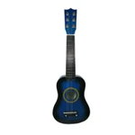 Chitara pentru copii, clasica, lemn, Junior Blue, 54 cm, IdeallStore