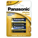 Baterii Panasonic Alkaline Power LR14APB/2BP, blister 2 buc, Panasonic