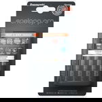 Incarcator 4 acumulatori Eneloop PR Panasonic, 2500 mAh, LED, Ni-MH, depistare baterie deteriorata, incarcare rapida
