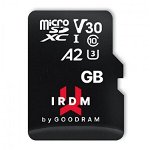 mSDXC 32GB IRDM UHS I U3 A2 + adapter, GOODRAM