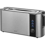 Prajitor de paine ECG ST 10630 inox , 1000 W, 2 felii, 6 niveluri rumenire