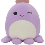 Jucarie de plus SQUISHMALLOWS Violet SQ2398O, 3 ani+, mov-alb