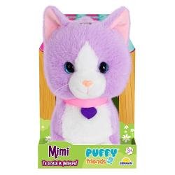 Jucarie de plus interactiva Puffy Friends, pisicuta Mimi N00003042, Intertoy Zone
