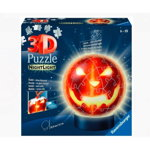 Puzzle 3D Ravensburger - Halloween, cu lumini, 72 piese