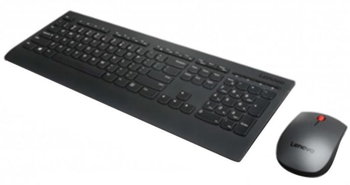 Tastatura + Mouse Professional Combo, Wireless, Black, Lenovo
