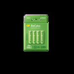 Baterii reincarcabile GP ReCyko AA 2450mAh (R6), ambalaj reciclabil 4pcs