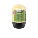 Deodorant natural pe baza de bicarbonat de sodiu pentru barbati Green Grass lemon grass Biobaza 50 ml, Biobaza