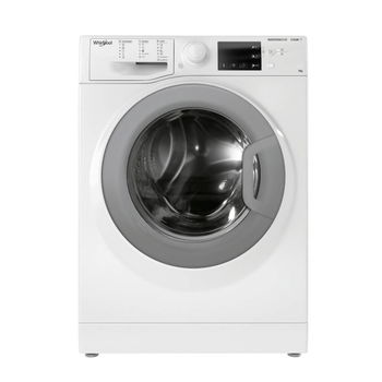 Masina de spalat rufe WRSB7259WSEU, Slim, 7 kg, 1200 RPM, Clasa B, Inverter, Display, Alb, WHIRLPOOL
