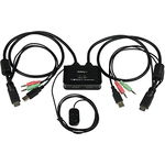 Switch KVM, Startech SV211HDUA, plastic, negru