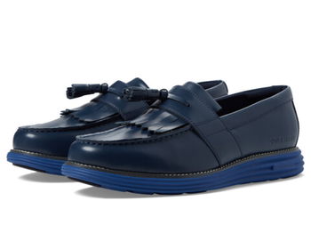 Incaltaminte Barbati Cole Haan Original Grand Kiltie Loafer Navy BlazerSodalite Blue, Cole Haan