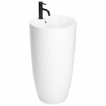 Lavoar freestanding ceramic Anya alb, Rea