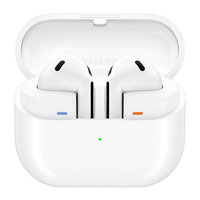 Casti True Wireless Samsung Galaxy Buds 3, Bluetooth, In-ear, ANC, 360 Audio, IP57 (Alb/Non-Eu), Samsung