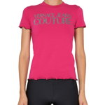 Versace Jeans Couture T-Shirt With Logo FUCHSIA, Versace Jeans Couture