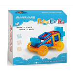 Joc de constructie magnetic - Masinuta si robotel, MAGPLAYER, 2-3 ani +, MAGPLAYER