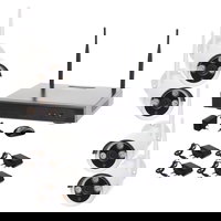 Kit de Supraveghere WIFI 4 Camere Exterior HD 720P WIRELESS, GAVE