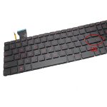Tastatura Asus GL552VW neagra cu Palmrest si TouchPad negru iluminata backlit