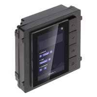 Modul de afisare pentru videointerfon modular hikvision ds-kd-dis, ecran lcd 3.5 inch