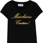 Moschino Short Sleeve Logo T-Shirt BLACK, Moschino