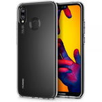 Husa Spate Premium Originala Spigen Liquid Crystal Huawei P20 Lite Transparenta, Spigen