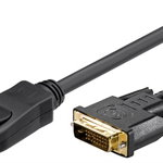 Goobay DisplayPort - cablu DVI-D 1m negru (533513), Goobay