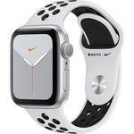 APPLE Watch Nike Series 5 40mm Silver Aluminium Case, Pure Platinum/Black Nike Sport Band