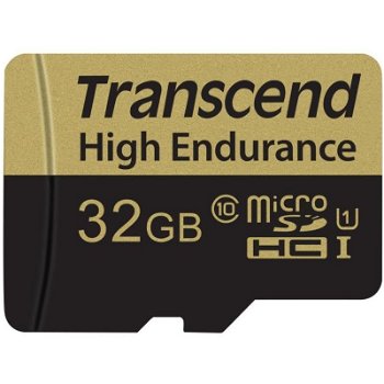 microSDXC 32 GB, Class 10, 21 MB/s / 20 MB/s, Transcend