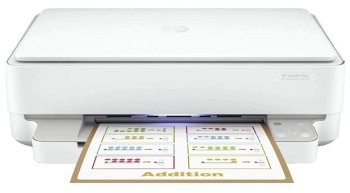 Imprimanta multifunctionala HP Plus Ink Advantage 6075(5SE22C), color, inkJet, format A4, wireless, USB, imprimanta, scanner, copiator, alb