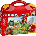 LEGO® Juniors Valiza Pompieri 10685